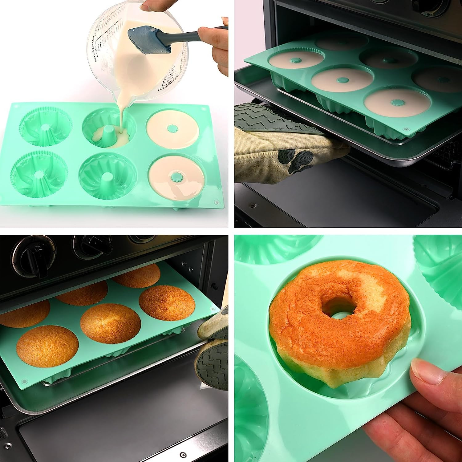 Nontoxic Baking Silicone Cake Mould Multipurpose Lightweight