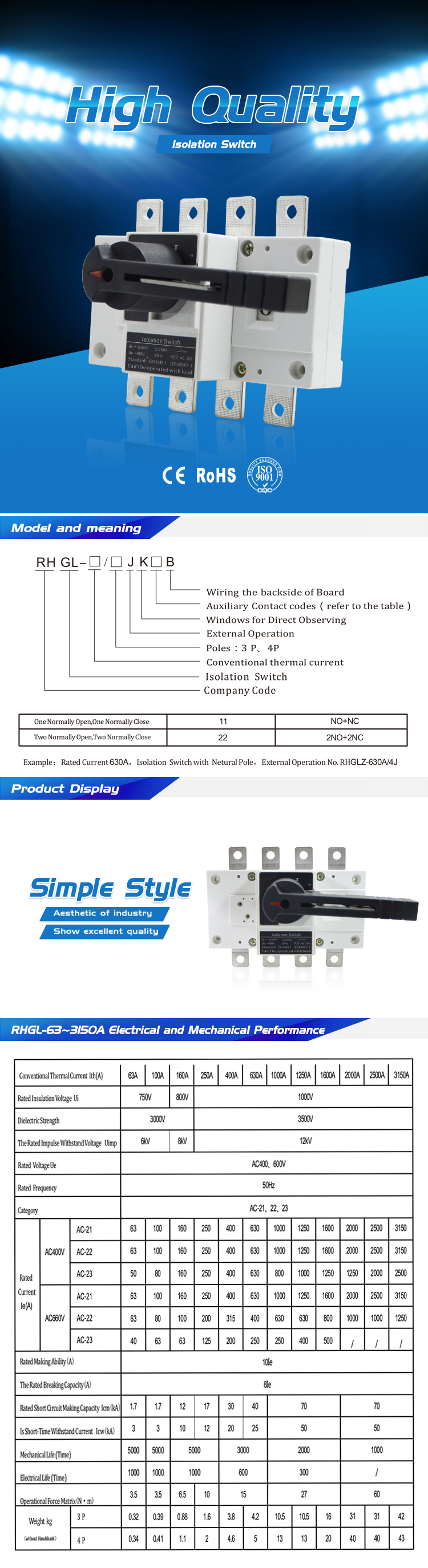 Custom High Quality Ats Panel Automatic Changeover Dual Power Automatic Transfer Switch