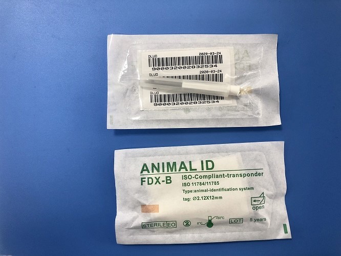 Hitag - S256 Pet Microchip Single Needle Packed In A Sterile Bag For Animal Management