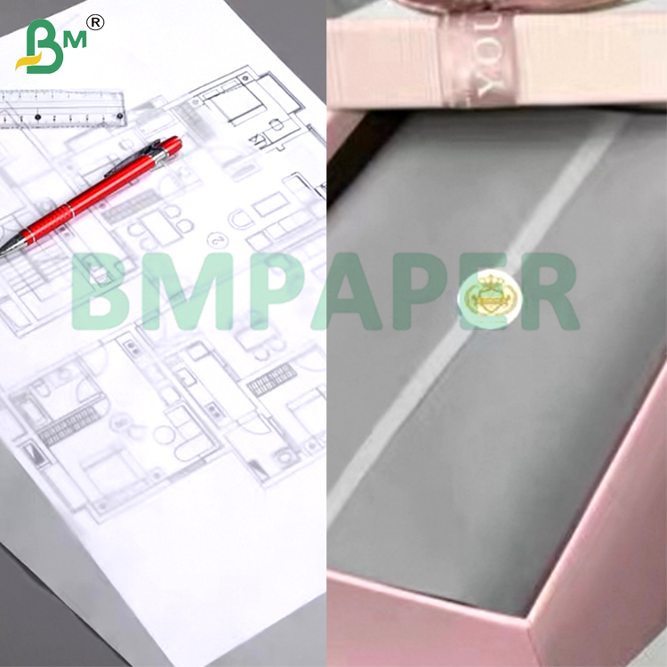 83gsm 92gsm  Ink-Resistant  Translucent Light Weight Pattern Tracing Paper Sheet For CAD Plotter