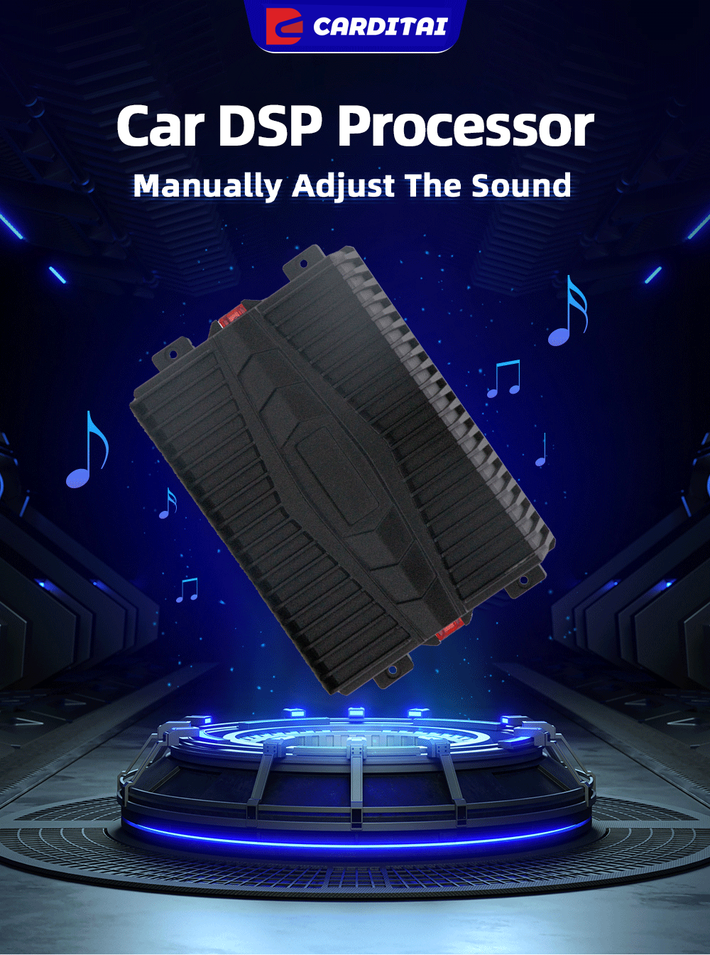 12-24v Voltage 4 Way DSP Car Amplifier for Android Big Screen Providing and Performance