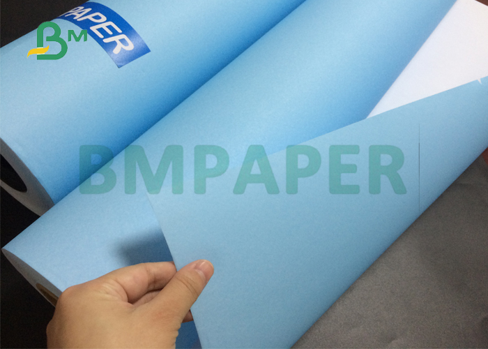 620MM 880MM 3" Core 80g Single - Sided Blueprint Paper For Wide Format Inkjet Printer