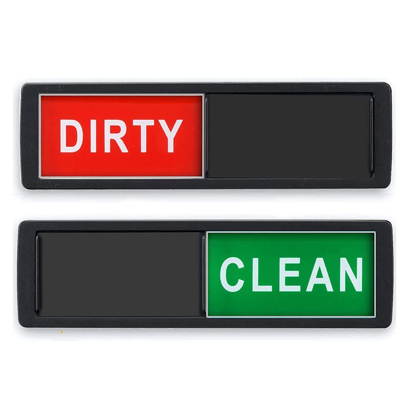 3M Adhesive Dishwasher Clean Dirty Sticker Clean Dishes Magnet 7*2*0.3 Inch
