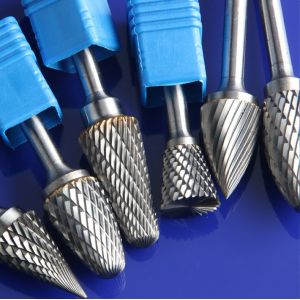 Tooth Pattern Bidentate Pattern 1/4" 6mm Sintered Tungsten Rotary Burr Set