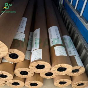 40g - 80g White Plotter Marker Paper Rolls For Textile Patterns 72" Width X 400