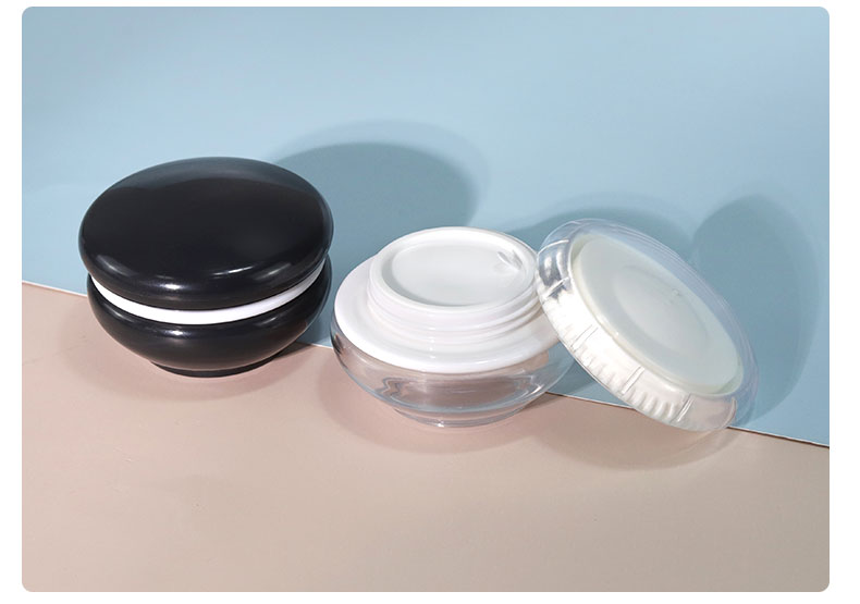Eye Cream 10g/25g Volume Luxury Black White Face Cream Bottle Container 20g 15ml Perfume Bottles Cosmetic Jars
