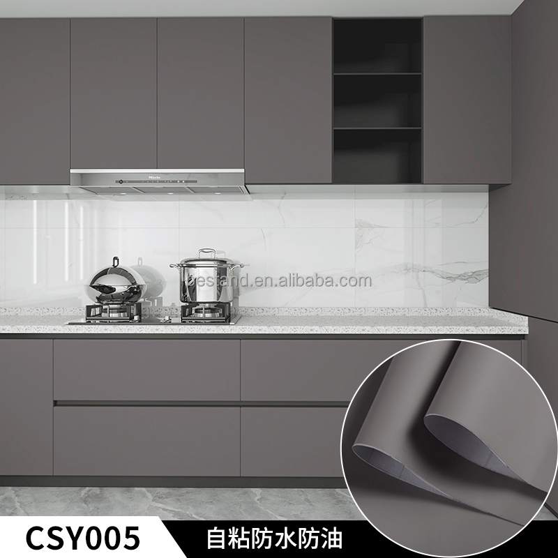 Apartment Self-adhesive Peel and Stick Wallpaper for Kitchen Cabinet Door Refurbishing Film Stripes Plaid Pattern