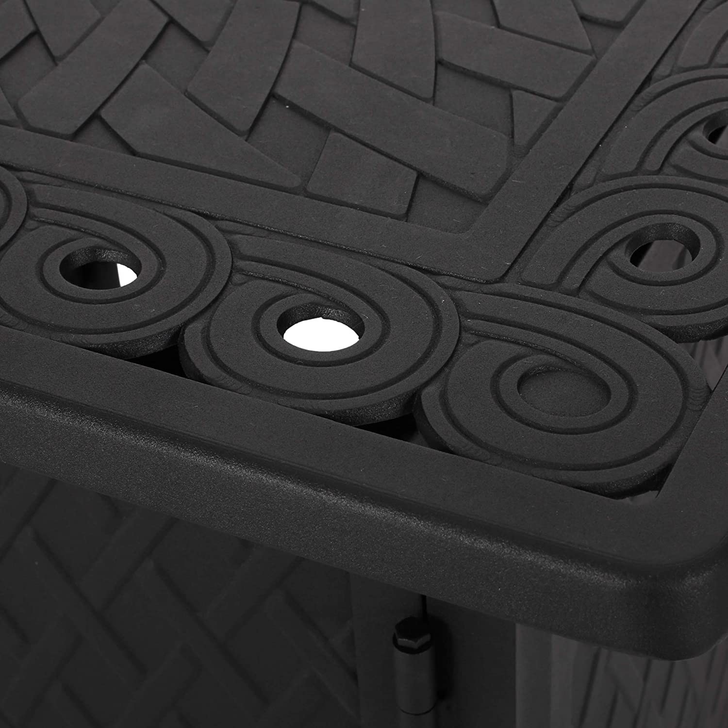 Patio Outdoor Steel 28 Inch Gas Square Fire Pit For Patio Garden Outdoor