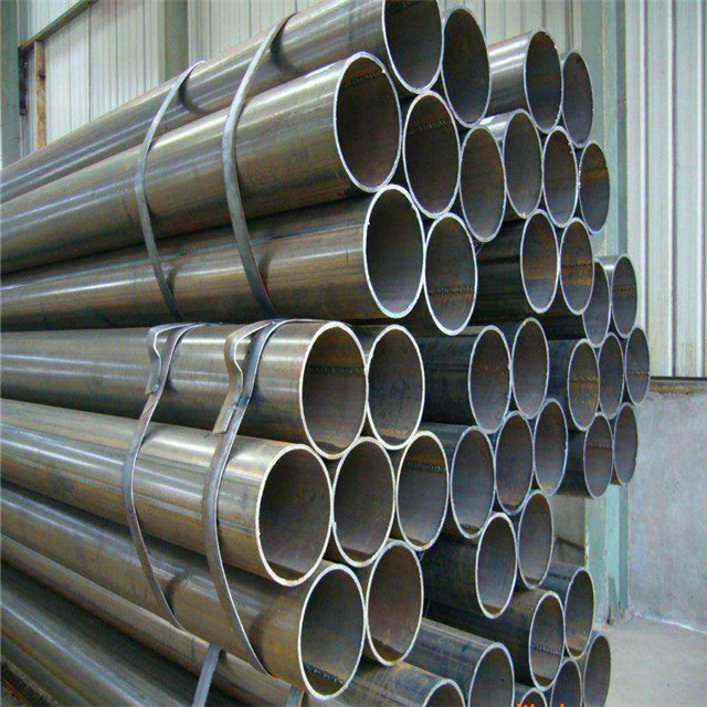 Cylindrical Large Diameter Steel Tube , Oil / Gas Electric Resistance Welded Pipe