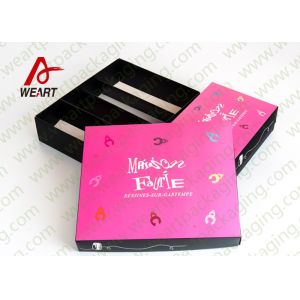 White Card Paper Presentation Boxes Folding Feature CMYK Printing Insert