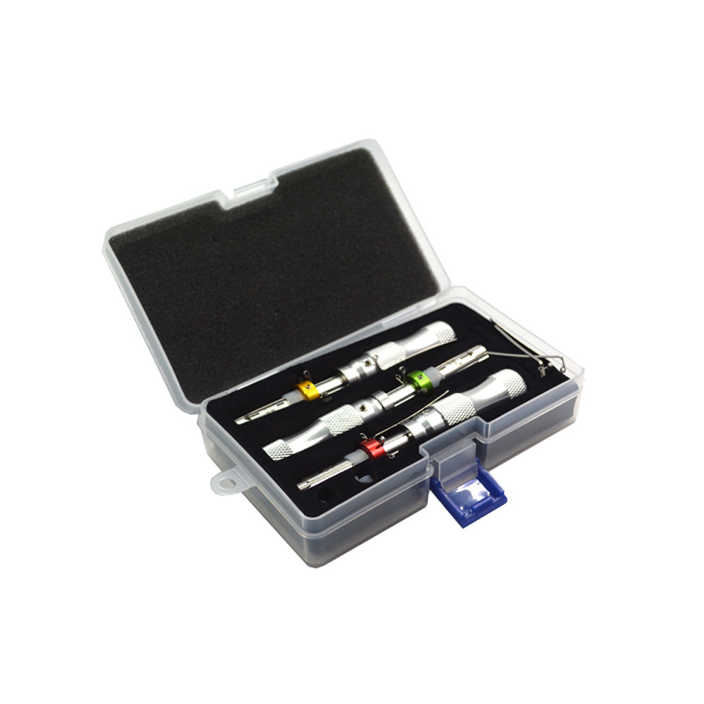 Locksmith 3pcs Lock Pick Tool Set Tubular Pick