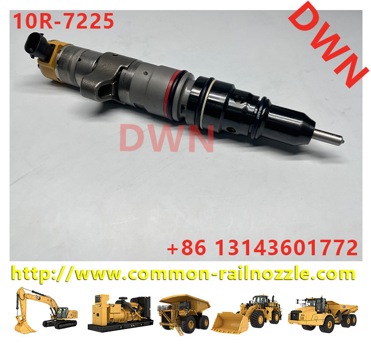 10R7225 Diesel excavator engine parts common rail injector 263-8218 295-1411 268-1835