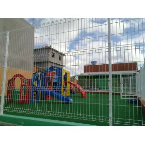 3D Curved Wire Mesh Fence Panel For Courtyard / Cottage / Boundary