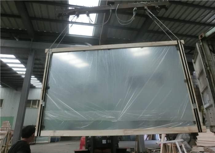 Coated Reflective Float Glass Flat Shape Black Reflective Glass For Furniture / Wall/Doors