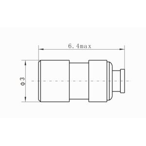 Full Detent CSMP Male SMPM RF Connector For UT-034 Cable Power Connector