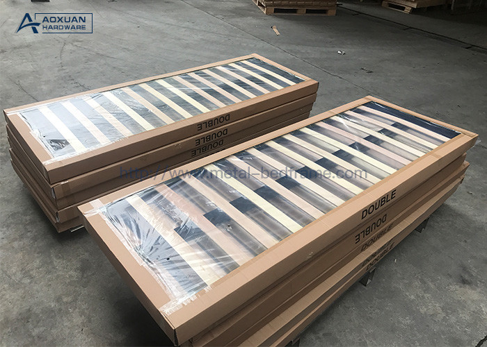 Modern Foldable Platform Bed Frame , Double Bed Frame With Slatted Bed Base