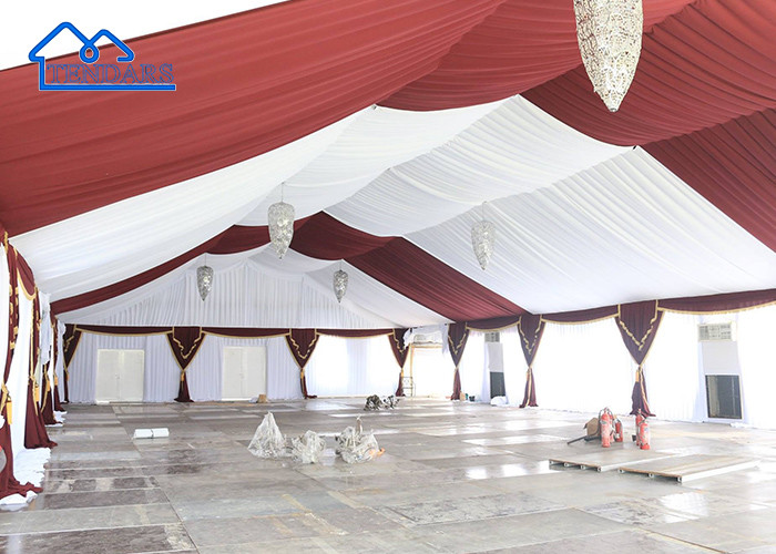 Could Custom Luxury White Indoor Party Tent With Linings And Curtains