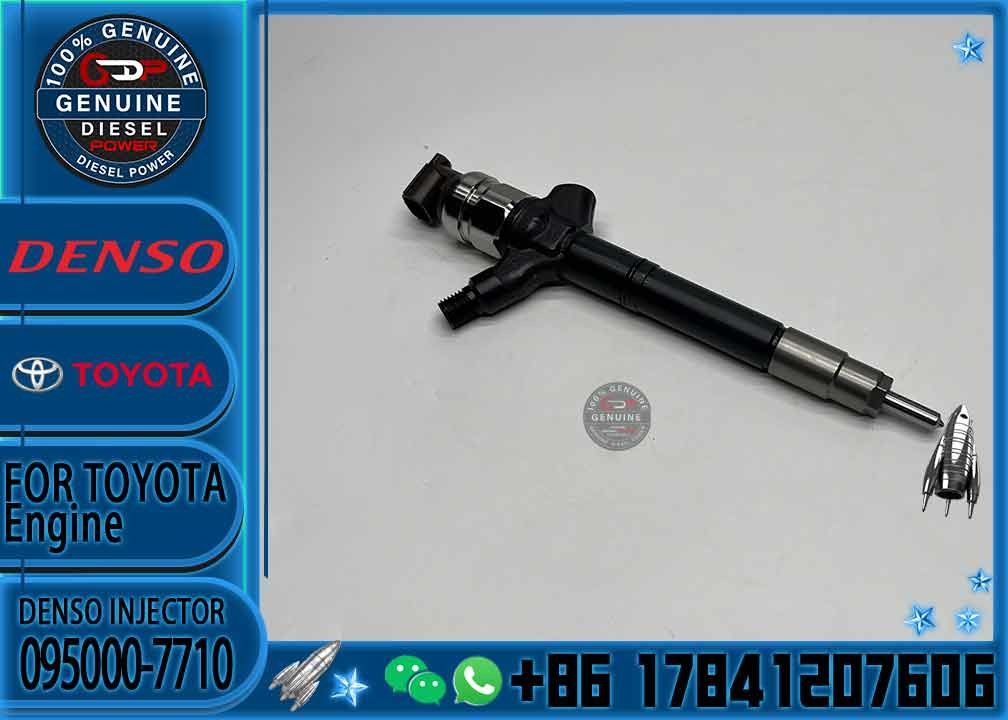 Diesel Fuel Injector 23670-51031 095000-7710 For Toyota Landkuluze 1VD-FTV, D, V8, D-4D, J200, Prado