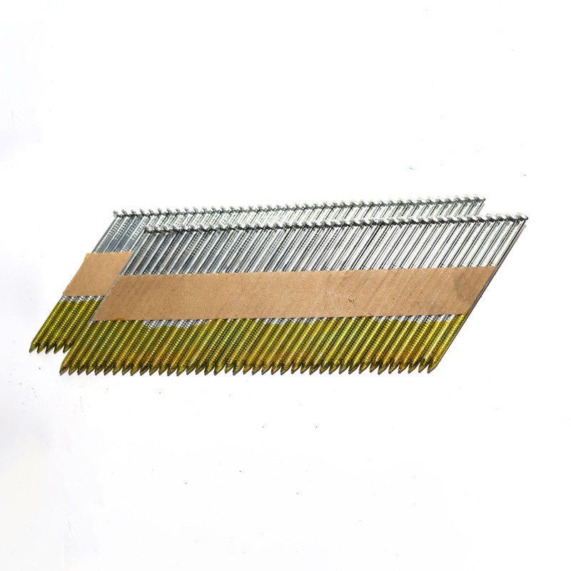 65mm Collated Framing Nails D Head Tack Strip Galvanised Ring Shank 2.8mm Diameter
