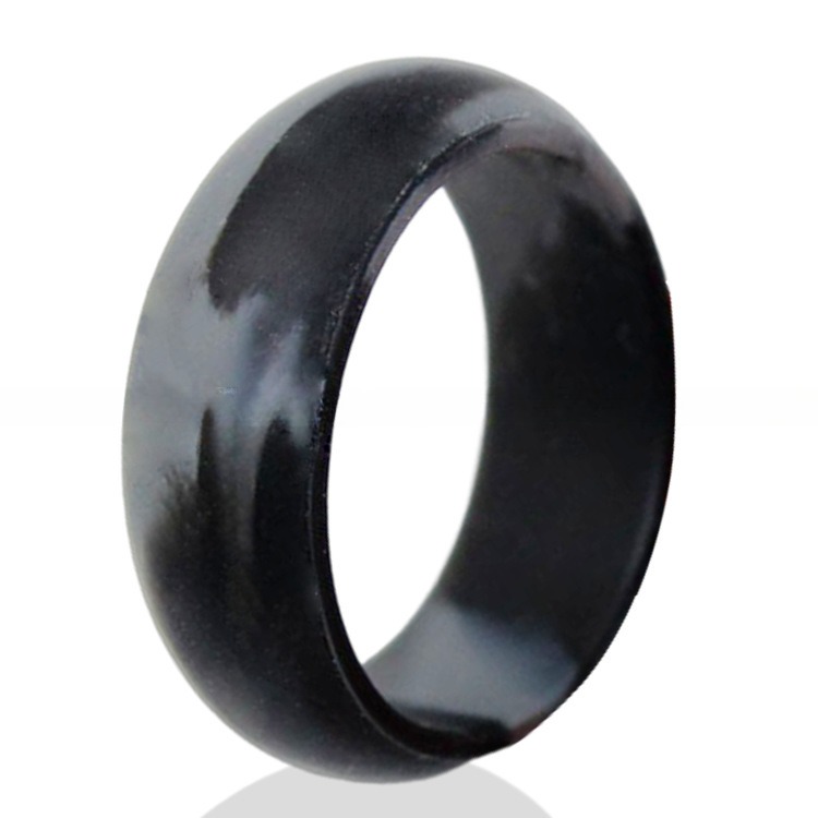 Geometric Channel Setting Silicone Rubber Band 8mm for Outdoor Sports Mountaineering