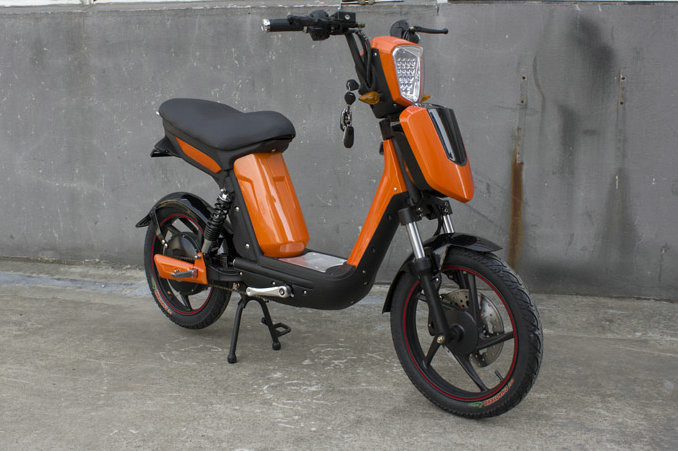 48V 350W Pedal Assist Electric Bicycle With 48V 12AH Removable Battery