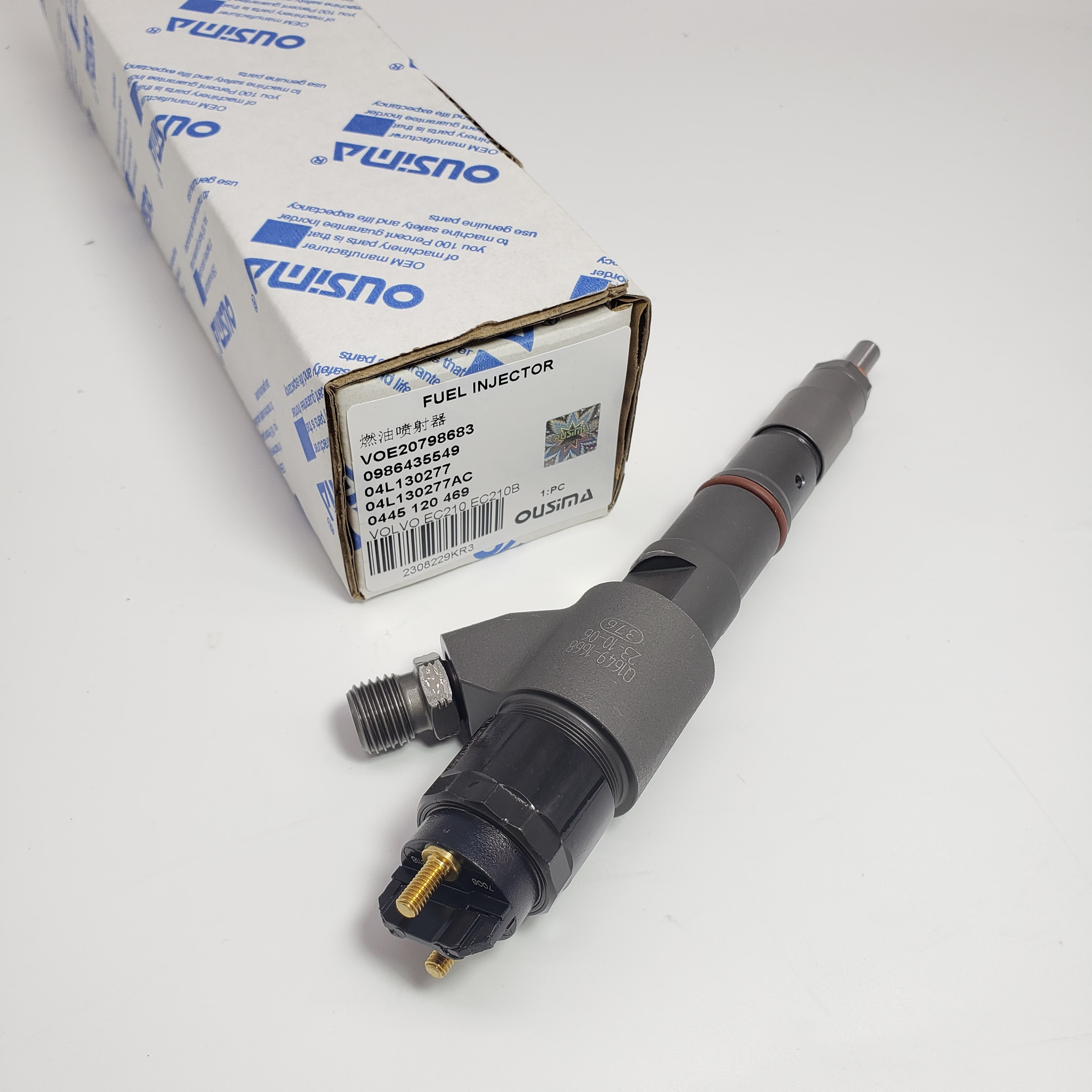 Fuel Injector VOE20798683 0986435549 04L130277 04L130277AC 0445 120 469For VOLVO EC210 EC210B