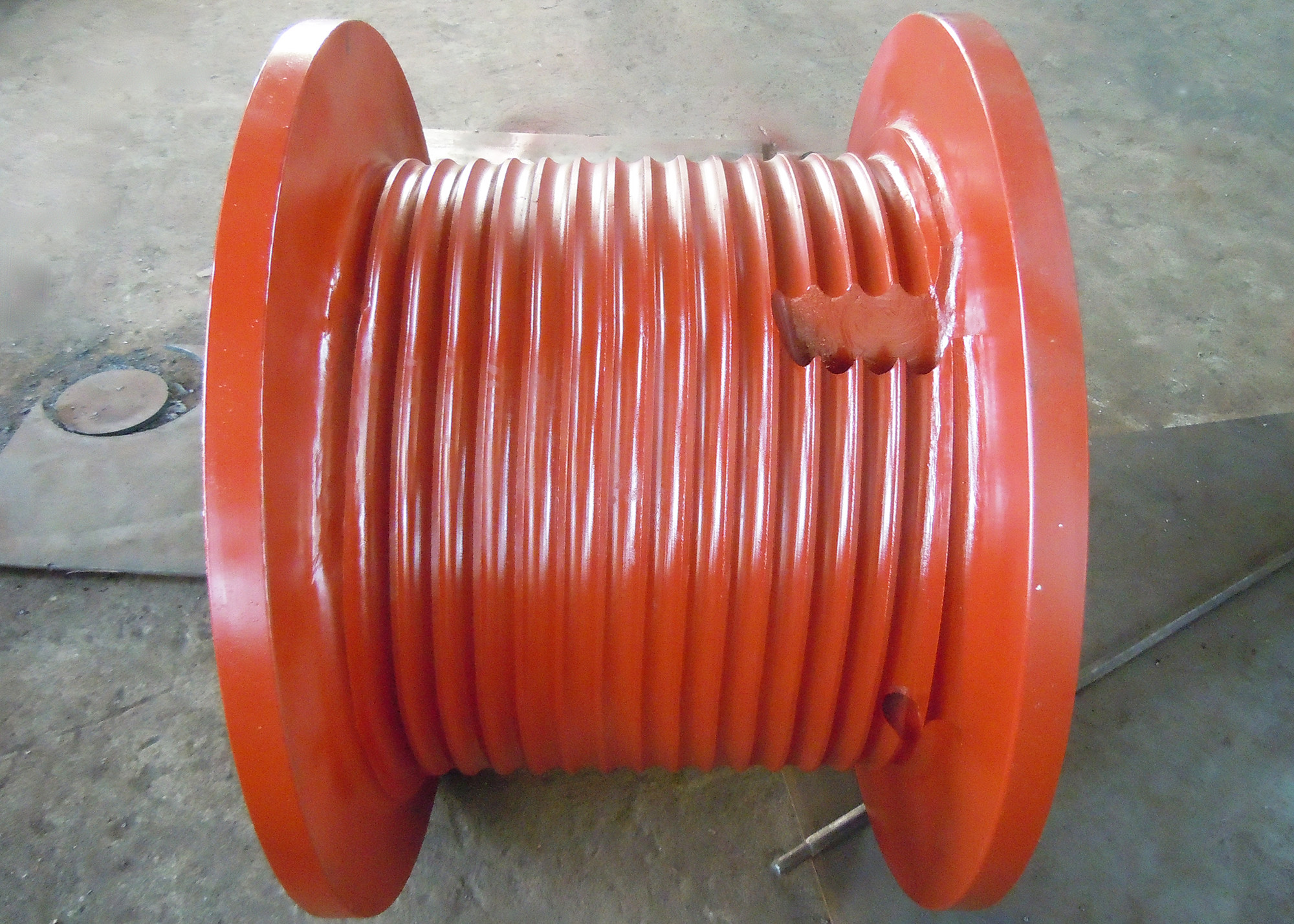 Wire Winding 500M Rope Winch Drum Lebus System For Crane / Winch / Hoist