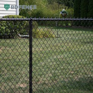 Long-Lasting Galvanized Chain Link Fencing with PVC Coating for Outdoor Use