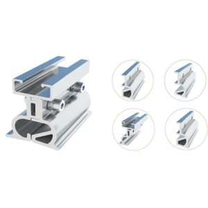 Adjustable Rooftop Solar Mounting Fixtures Flexibility Solar Panel Racking Systems