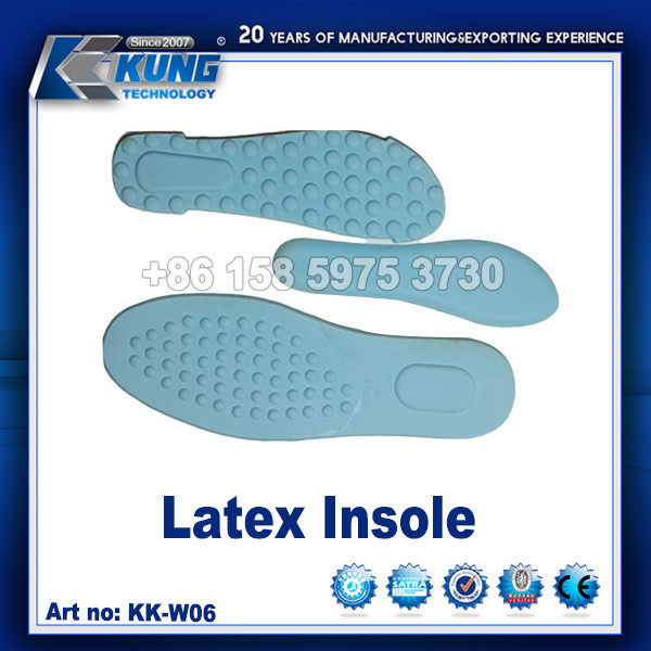 Sandal Shoe Making Materials , Moistureproof Latex Foam Insole