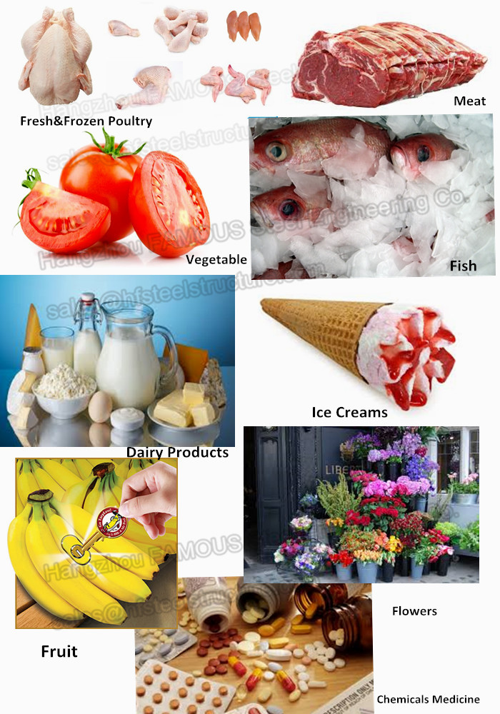 Customized Fresh Keeping Quick Frozen Cold Room Panel For Commercial Supermarket Use