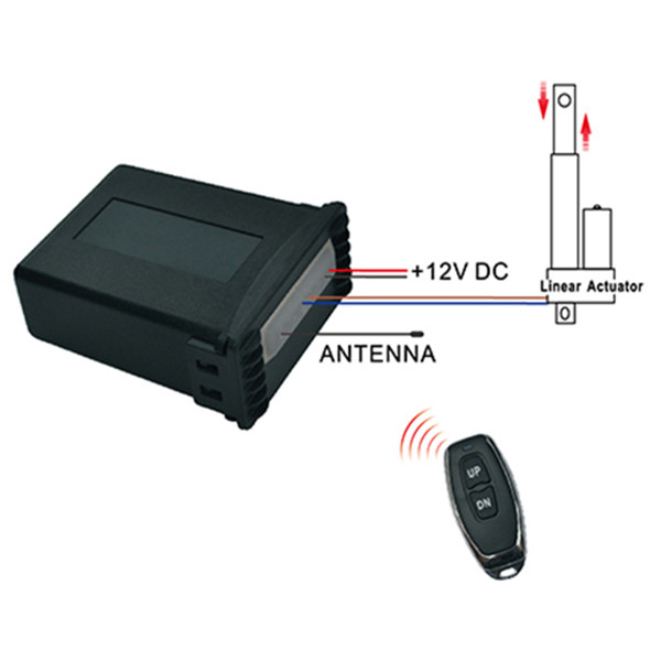 Single Linear Actuator Controllers Waterproof IP66 12VDC Remote Control