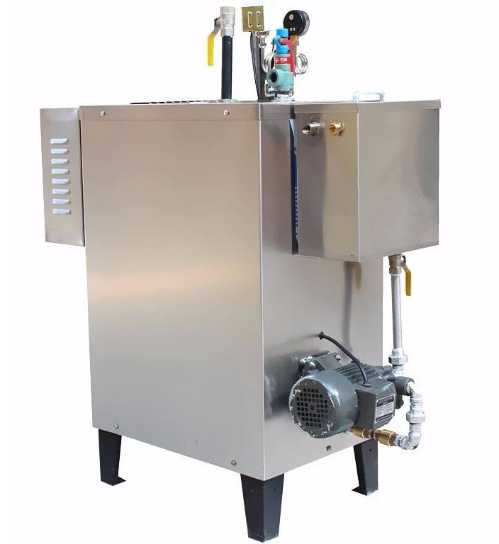 Vertical Tubular Gas Fired Steam Generator Q345R Steel Plate Material Full Combustion