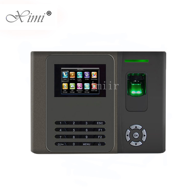 Newest TCP/IP Biometric Fingerprint Time Attendance With Back Up Battery Fingerprint Time Recording