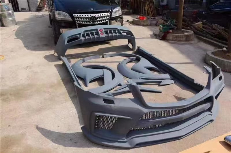 WALD Style Wide Bodyki for Mercedes W164 ML300 ML350 ML400 ML500 ML63 Body Kit Front and Rear Bumper Side Skirts