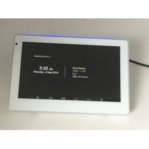 Customized 13.56MHz NFC Recess Wall LED Light Indicator 7 Inch Android Touch