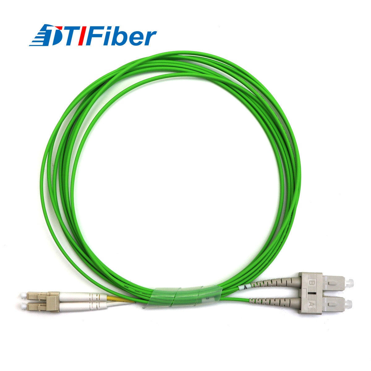 FTTH Application Communication Use Green Jacket Multimode OM5 Patch Cord