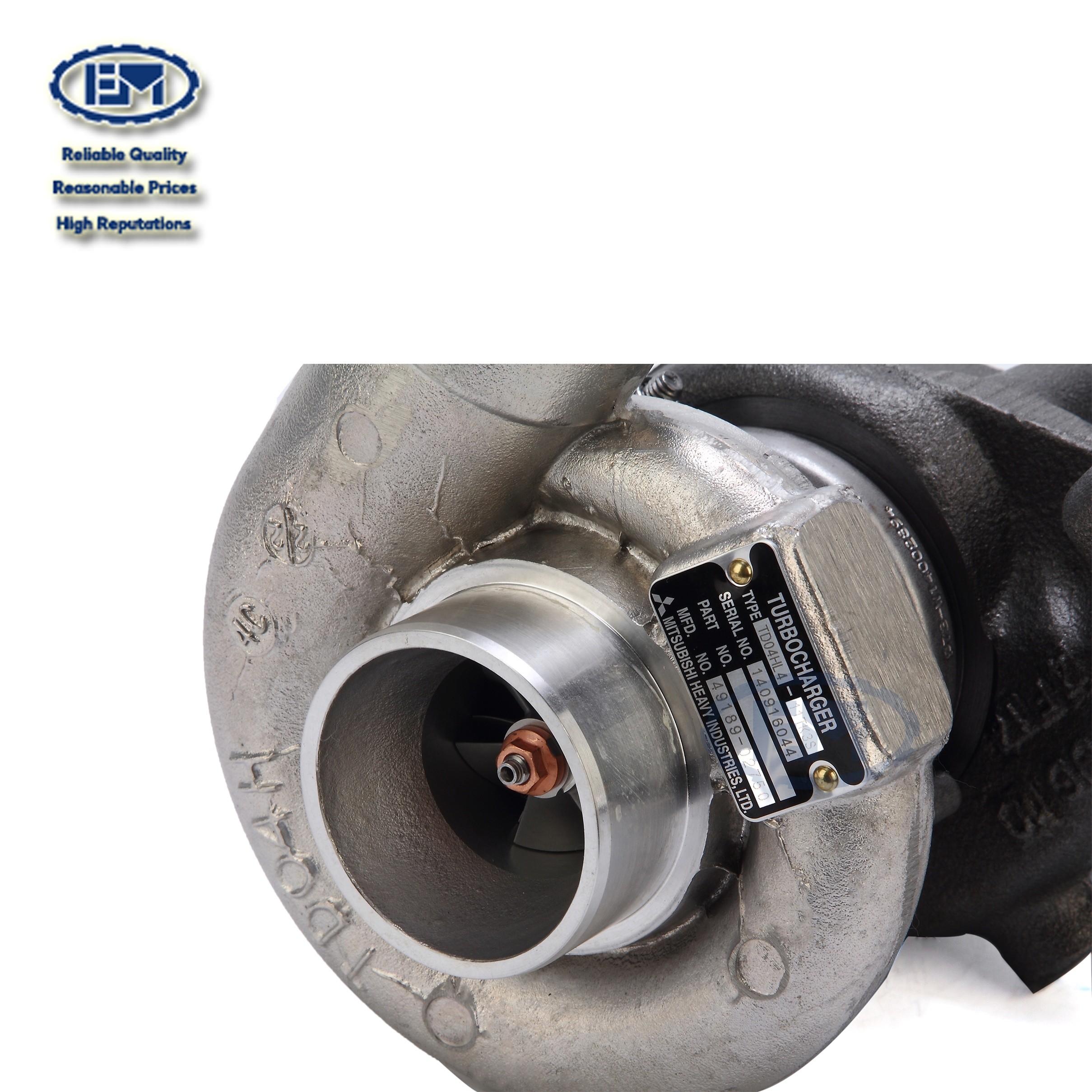 KOBELCO HYUNDAI SANY Excavator Part, D04FR Engine Turbocharger Assy SK130-8 SK140-8 SK135SR-2E R110-8 R110-9 SY135-9