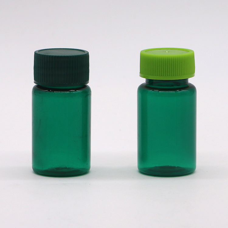 20ML/CC PET Transparent Plastic Liquid Vials with Caps in Custom Color and Round Shape