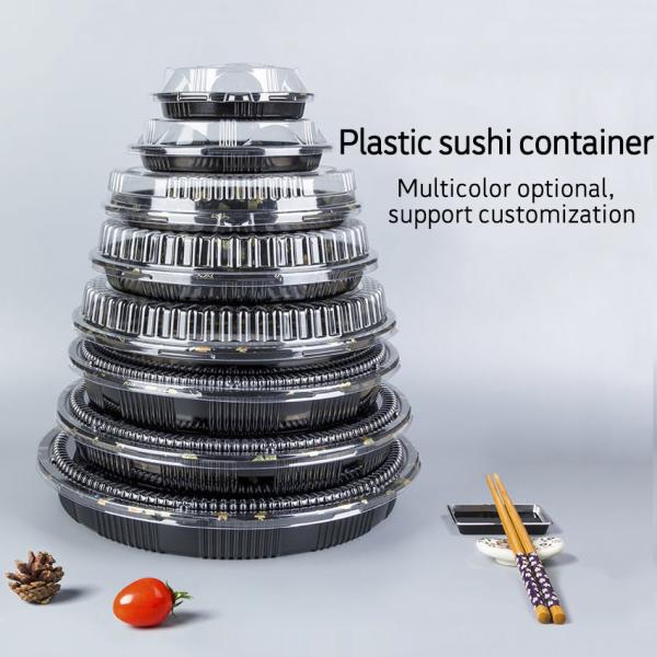 Disposable Paper Tray Biodegradable Containers Pulp Lid Food Packaging Sushi