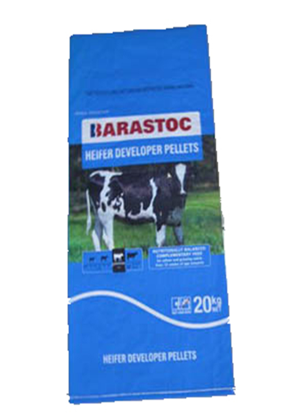 Anti Slip Surface Woven Polypropylene Feed Bags Printed Feed Sacks With Top Hemming