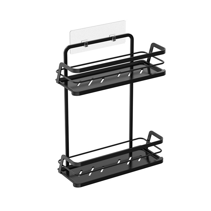 Stainless Steel Shower Caddy Wall Mounted Iron Wire Basket for Household Iron Storage