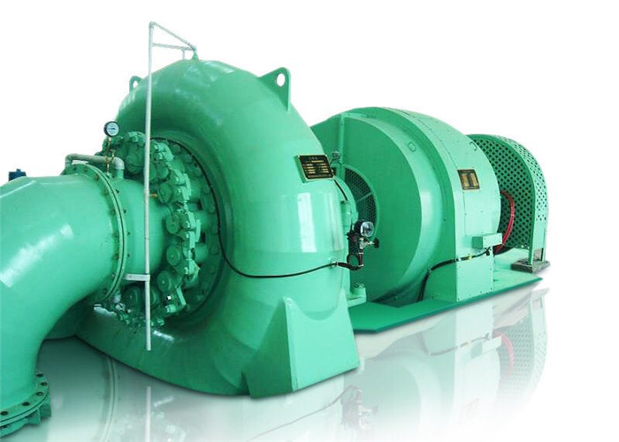  Customized 1000 Kw Francis Turbine Generator Double Pivot Adjustable Manufactures