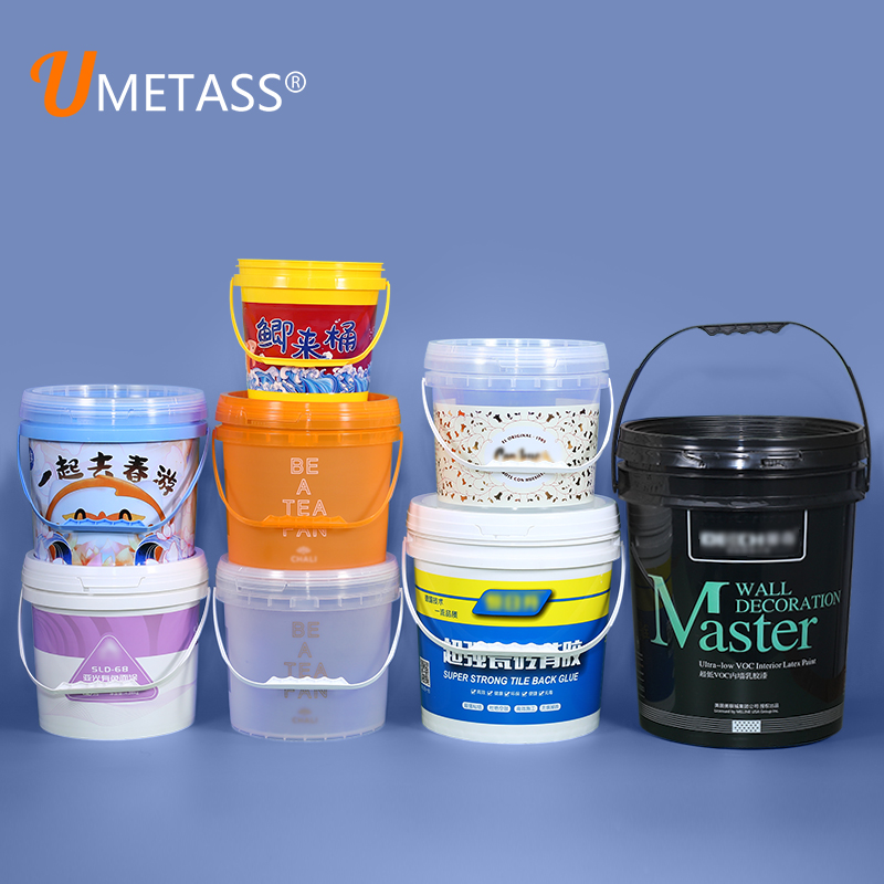 Gallon Bucket 100% Material Chemical Storage Container Well Sealing Customizable Color