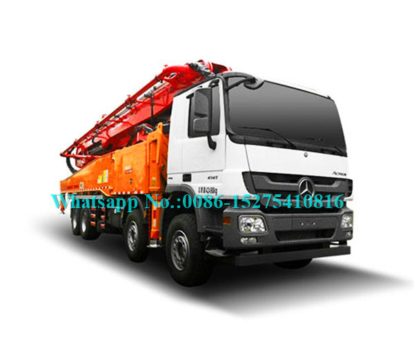 Remote Control Concrete Pumping Equipment 56m Truck Mounted 56X-6RZ Model
