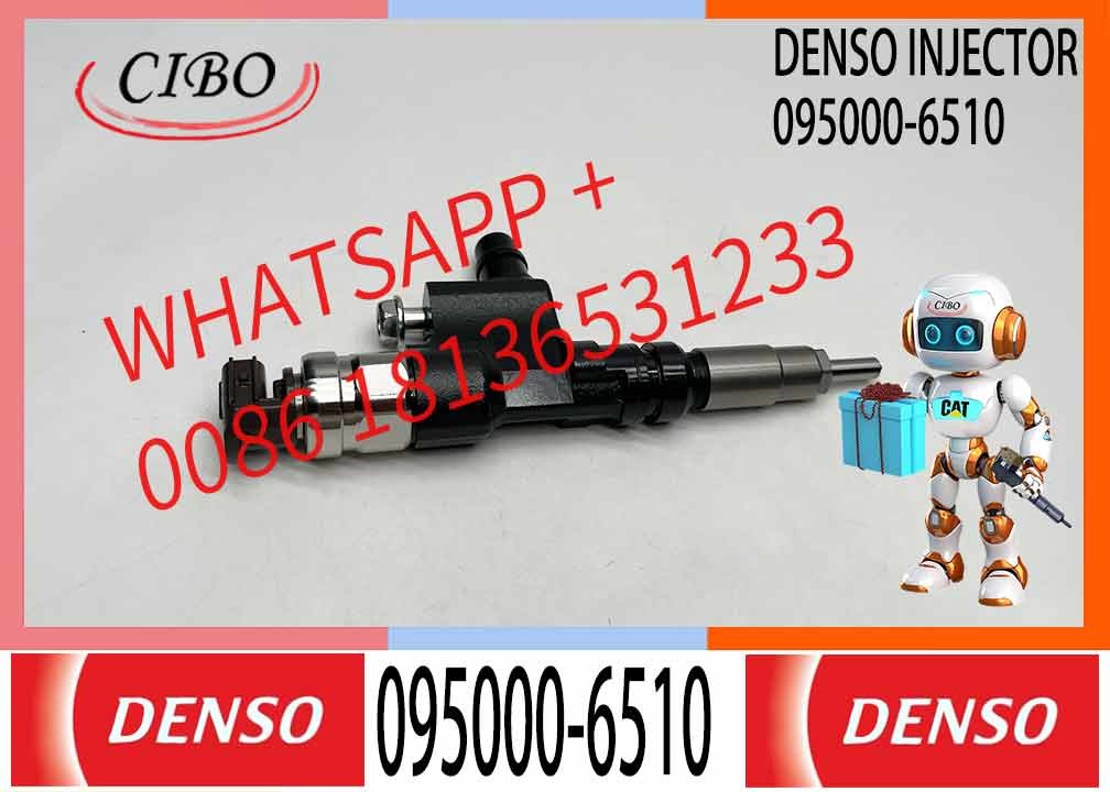Common Rail Diesel Engine Injector 095000-6510 Fuel Injector Assembly 23670-E0080 For Toyota Hino N04C