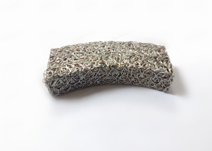 Knitted Wire Mesh Washer Stainless Steel Wire 0.12mm 35mm Elastic Core Clad ISO9001