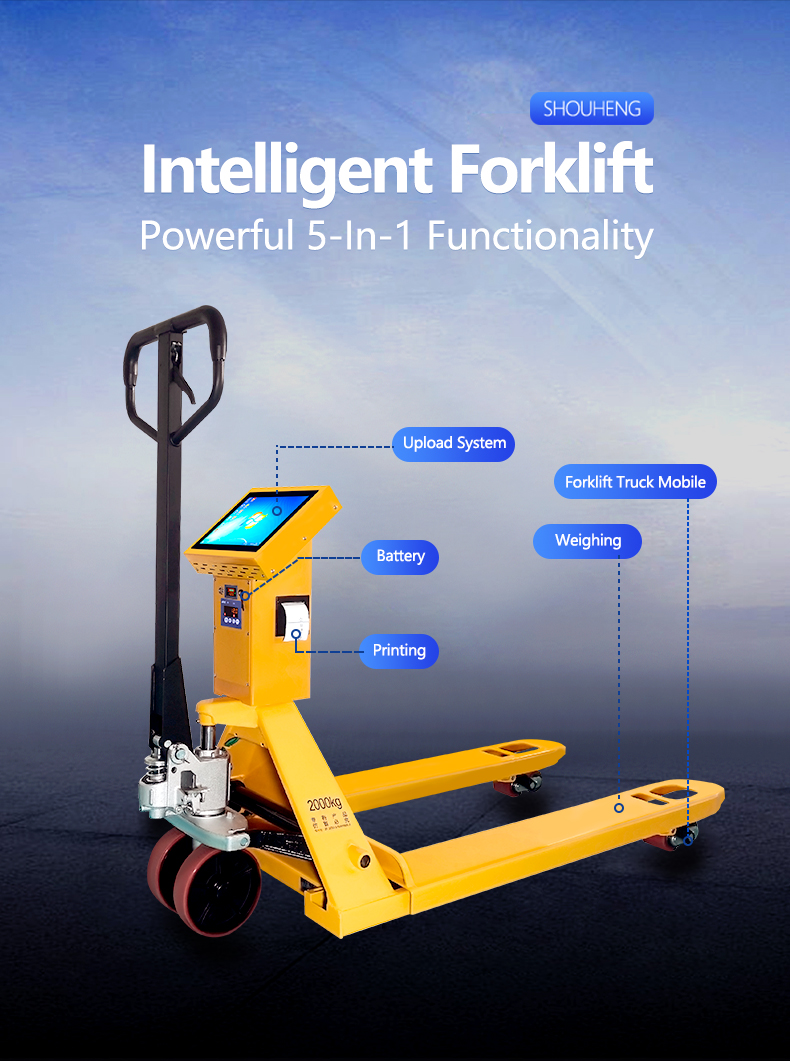 Leading of SOHE Smart Windows Forklift Scales with Tray Scale Entry and Exit System
