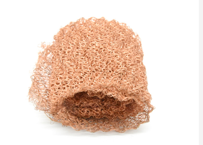 Gas Liquid Filter Knitted Wire Mesh 0.23mm 0.55mm Color Customized
