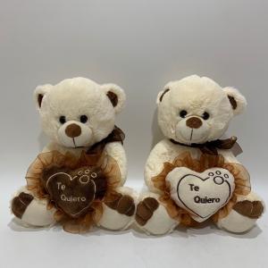  2 ASSTD Cute Bears Valentines Day Plush Toys 20 Cm With Heart Manufactures